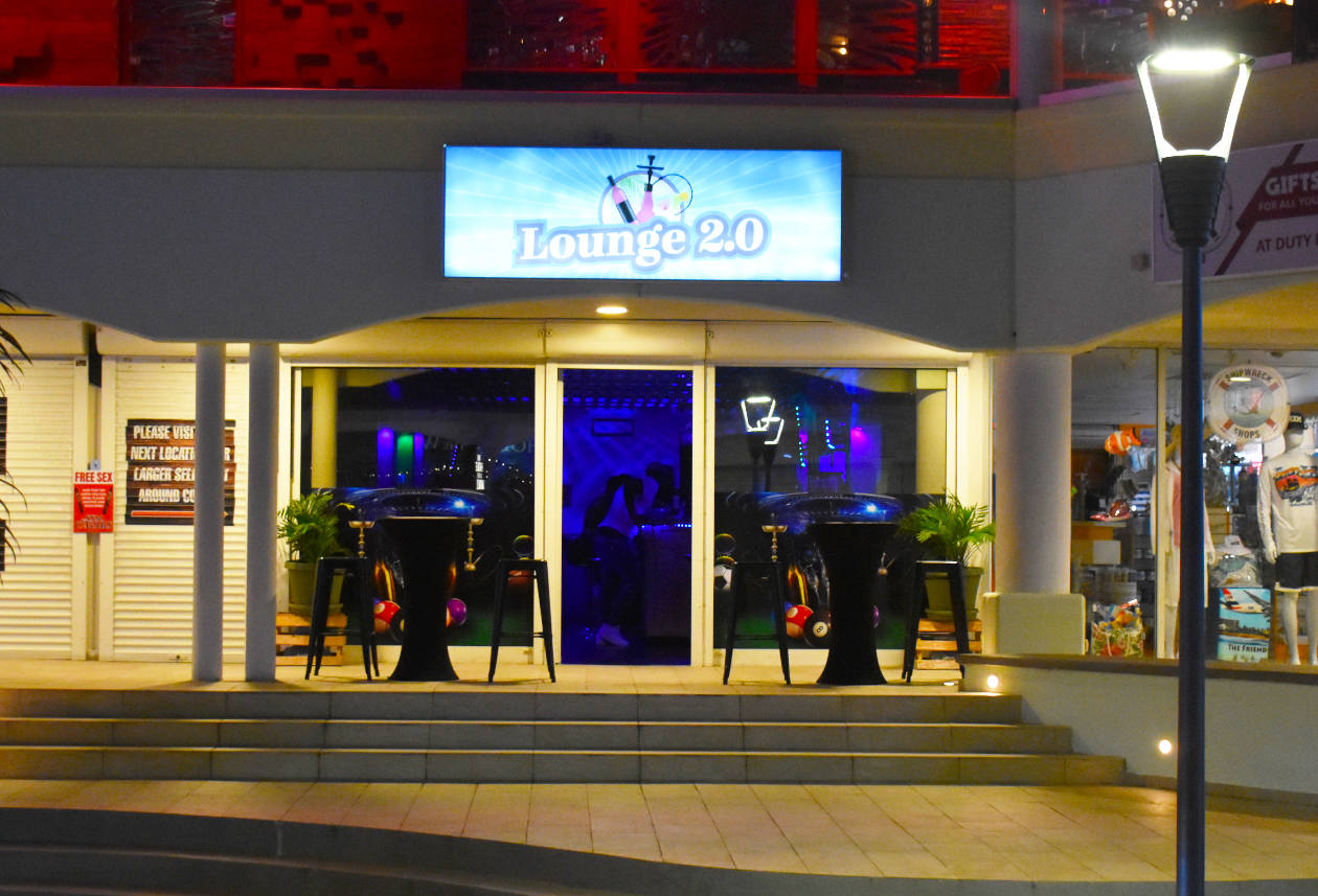Lounge 2.0 is located at Maho Village in St Maarten
