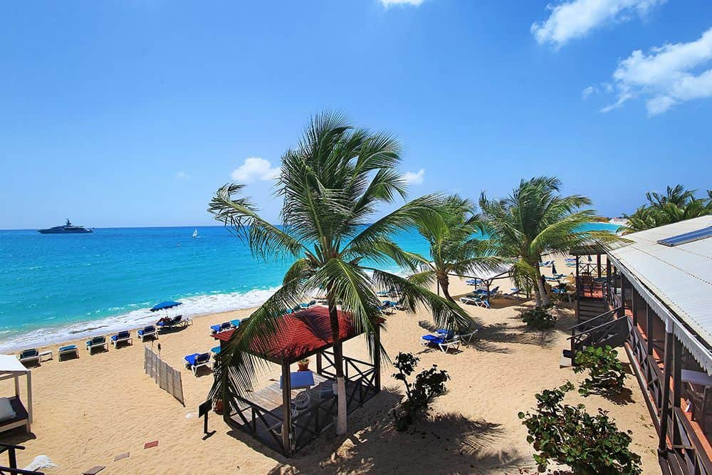 the boon beach bar st maarten simpson bay view