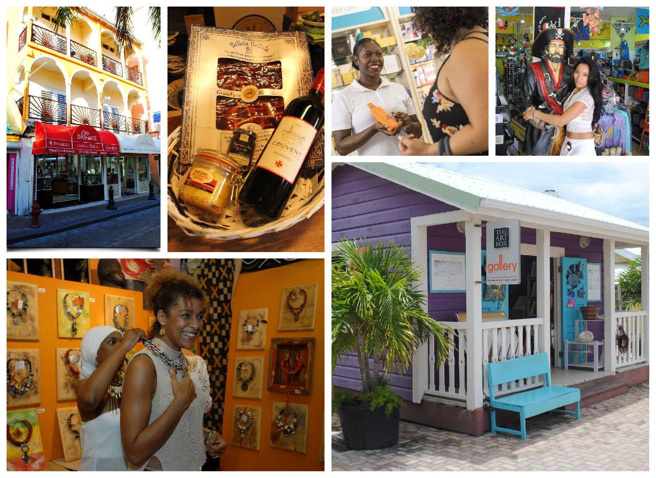 shopping st maarten st martin collage 1