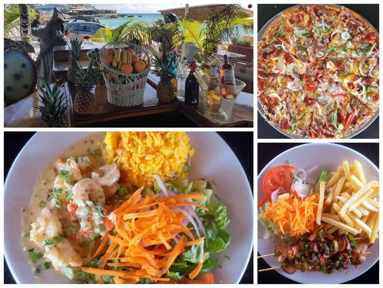 driftwood boat bar st maarten maho beach food