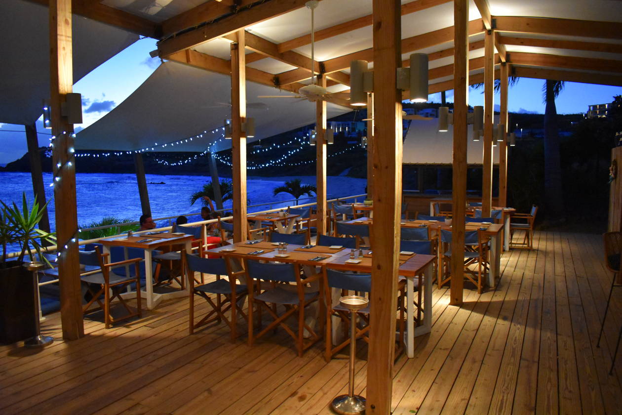 indigo beach restaurant st maarten evening 2
