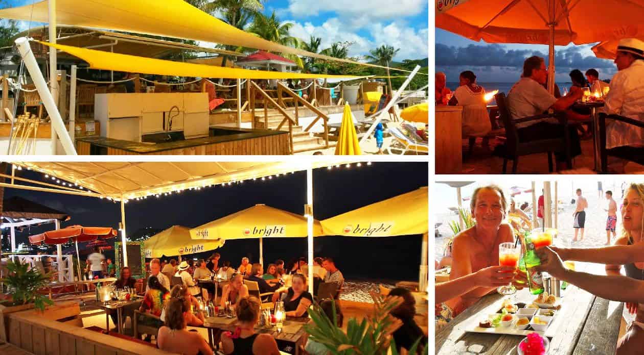 karakter beach bar st maarten collage 1