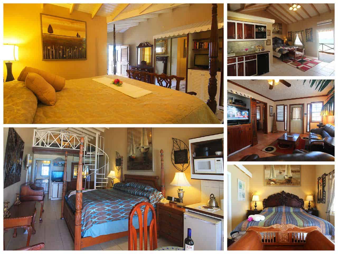 collage 2 rooms marys boon resort hotel simpson bay beach