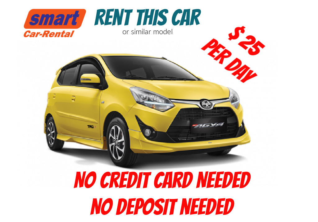 smart car rental pop up economy logo