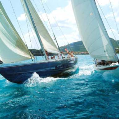 Participating in St. Maarten's Hottest Attraction: Racing in the 12-Metre Regatta